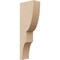 Ekena Millwork 2"W x 4"D x 12"H Thin Ridgewood Rough Cedar Woodgrain TimberThane Corbel, Primed Tan CORUR02X04X12RIDRCPR - alternate 1